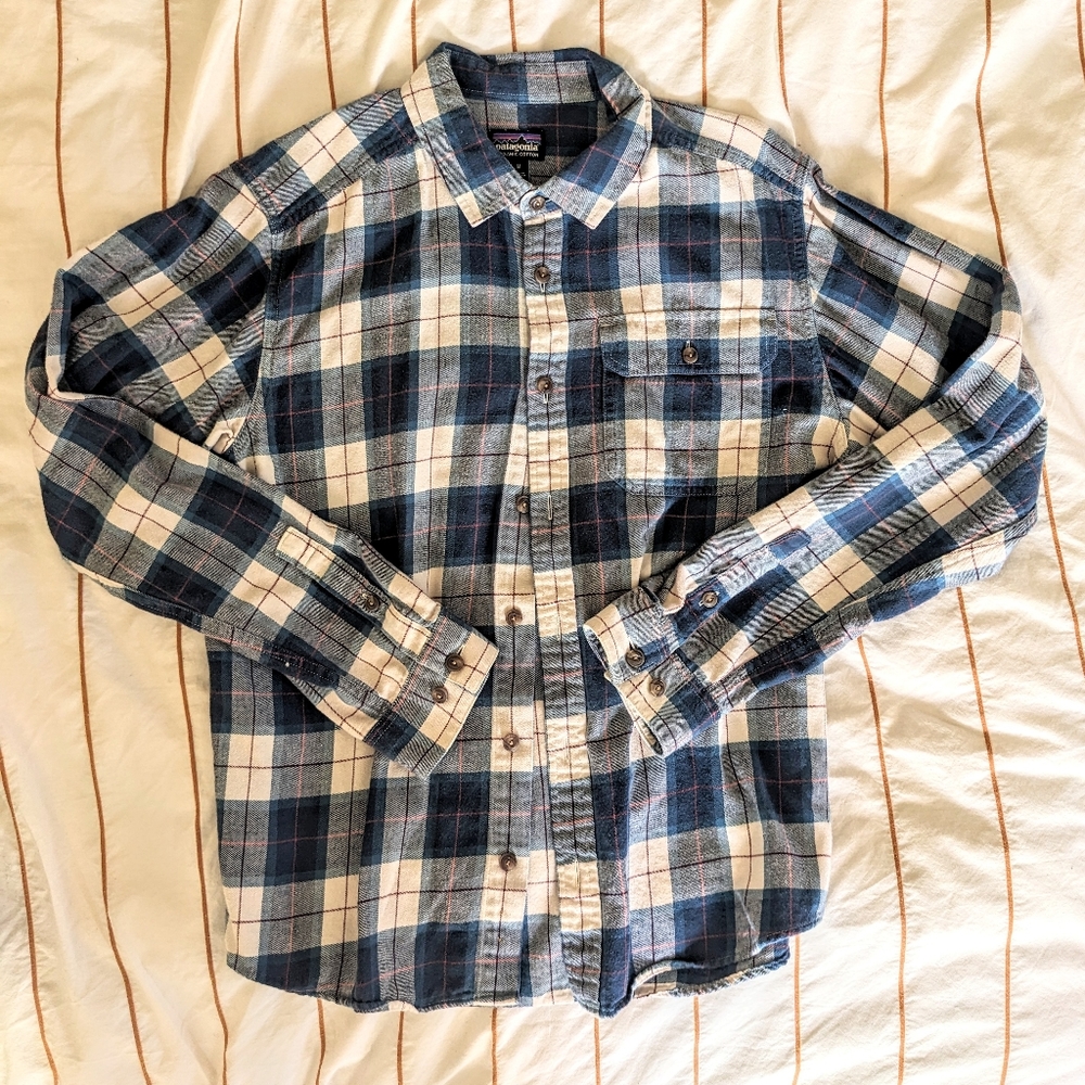 Men's Patagonia Fjord Organic Cotton Flannel Button Up